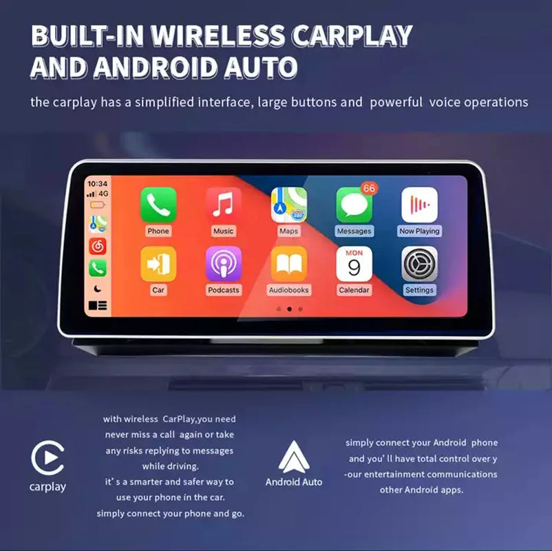 12.3”8 Core Android 13 System Car Multimedia Player For BMW E61 E92 WIFI 4G SIM BT CarPlay GPS Navi Touch Screen Radio Tablet