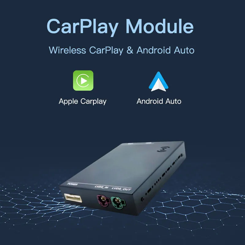 Wireless Apple CarPlay Module Android Auto Decoder for Peugeot 308 SMEG,408,C5,C6,C4 Sega 4008+ Picasso DS4 DS3 Citroen C4 cactus anno