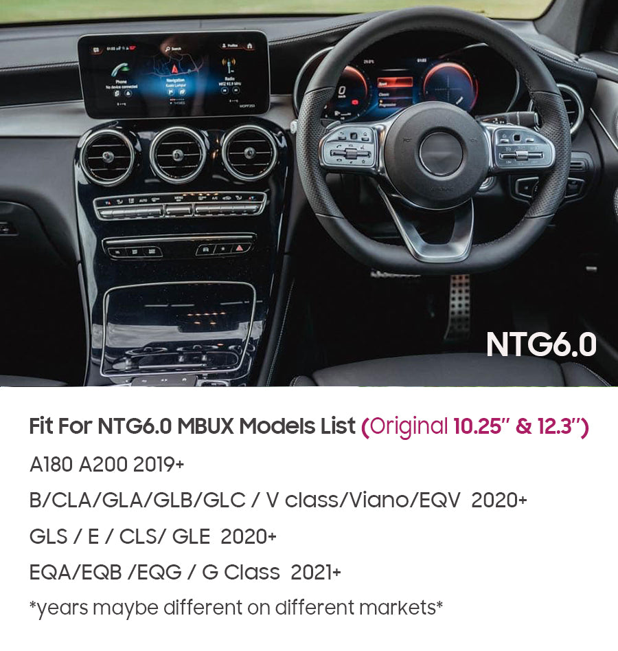 Wireless CarPlay Module For Mercedes NTG6.0 Android Auto W118 A180 A200 A45 A63 GLA CLA W176 B200 B180 W117 W213 W206 W222