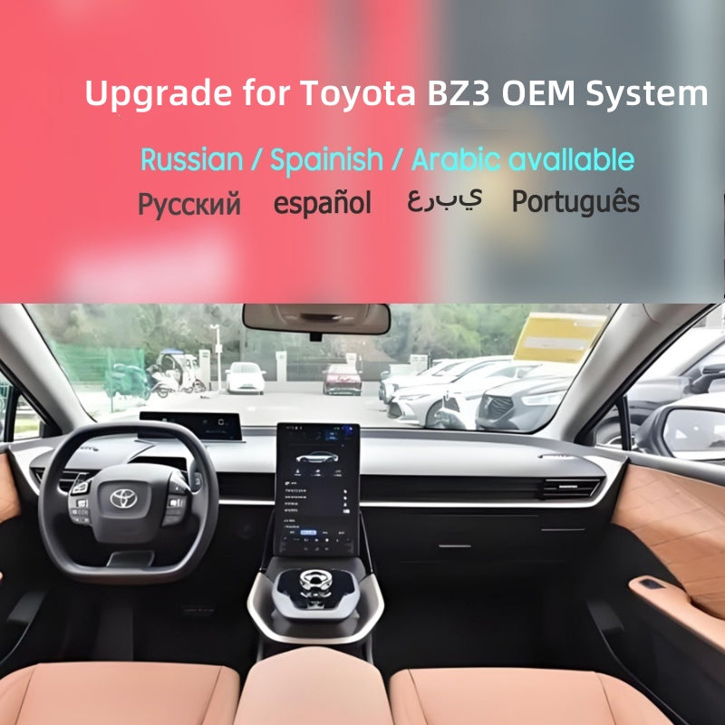 Retrofit Multimedia interface Coding Toyota BZ3 Russian Coding Android Multimedia System add wireless carplay