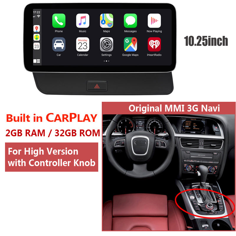 Free Shipping 10.25 inch IPS Touch Screen Stereo Car Head Unit Radio for Audi Q5 2013-2016 Radio GPS Navigation auto Stereo no 2 Din 2din DVD