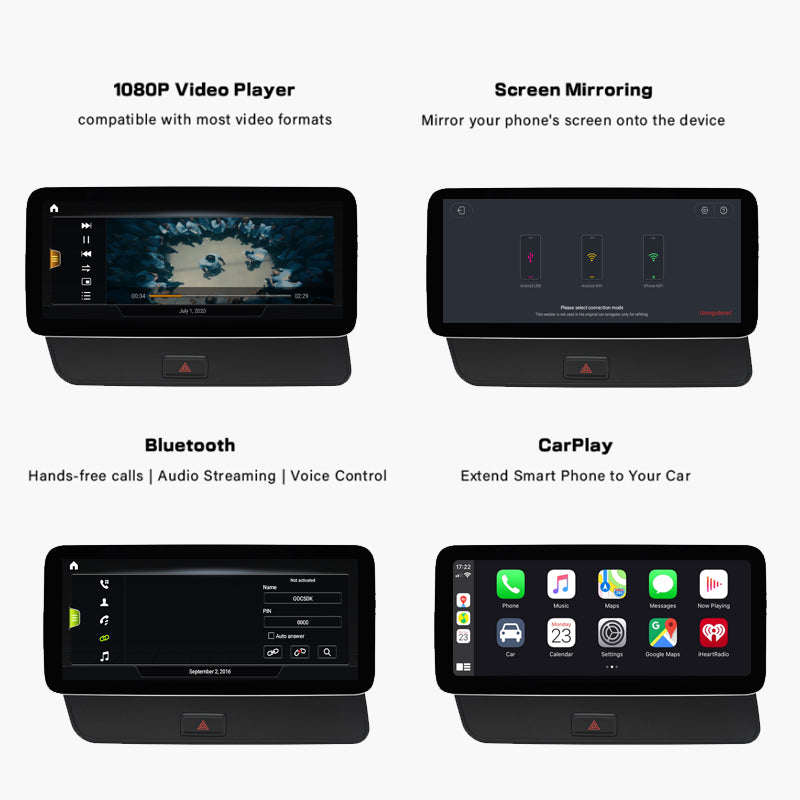 Free Shipping 10.25 inch IPS Touch Screen Stereo Car Head Unit Radio for Audi Q5 2013-2016 Radio GPS Navigation auto Stereo no 2 Din 2din DVD