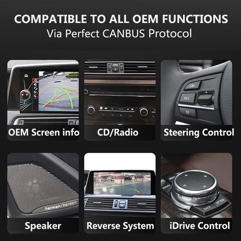 12.3" Radio 2 din Android Car Stereo For BMW 5 Series F10 F11 2010-2016 CIC NBT Multimedia Player Autoradio netflix Carplay