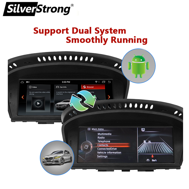 Free Shipping Android 10 E60 Android Multimedia Player for BMW 5 Series E60 E61 E63 E64 E90 E91 E92 525 530 CCC CIC iDrive 720P Camera support