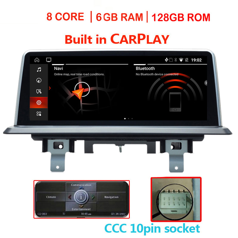 Free Shipping Android Auto Radio 6GB/128GB,for BMW 120 125 128 130, E87,E81,E82,E88,Multimedia Screen,iDrive Control