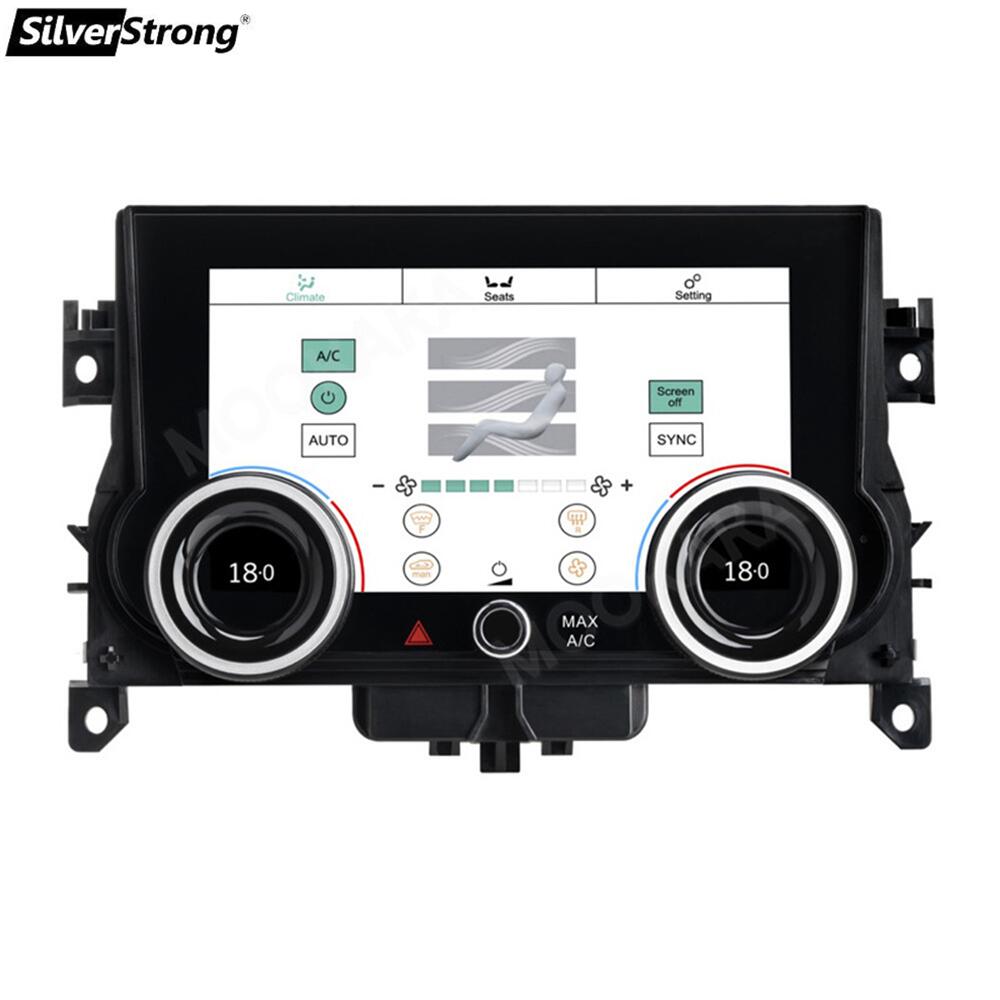 SilverStrong 7inch AC Panel LCD Touch+Knobs for Landrover Range Rover Evoque 2012-2018 Air Conditioner Control Multimedia Player