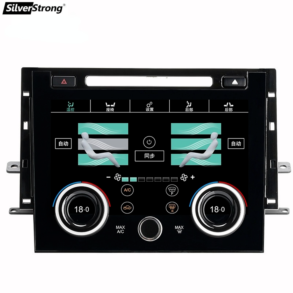 SilverStrong Android Car Radio AC Panel For Land Rover Range Rover Sport L494 2014-2017 Air Conditioner LCD Multimedia Player