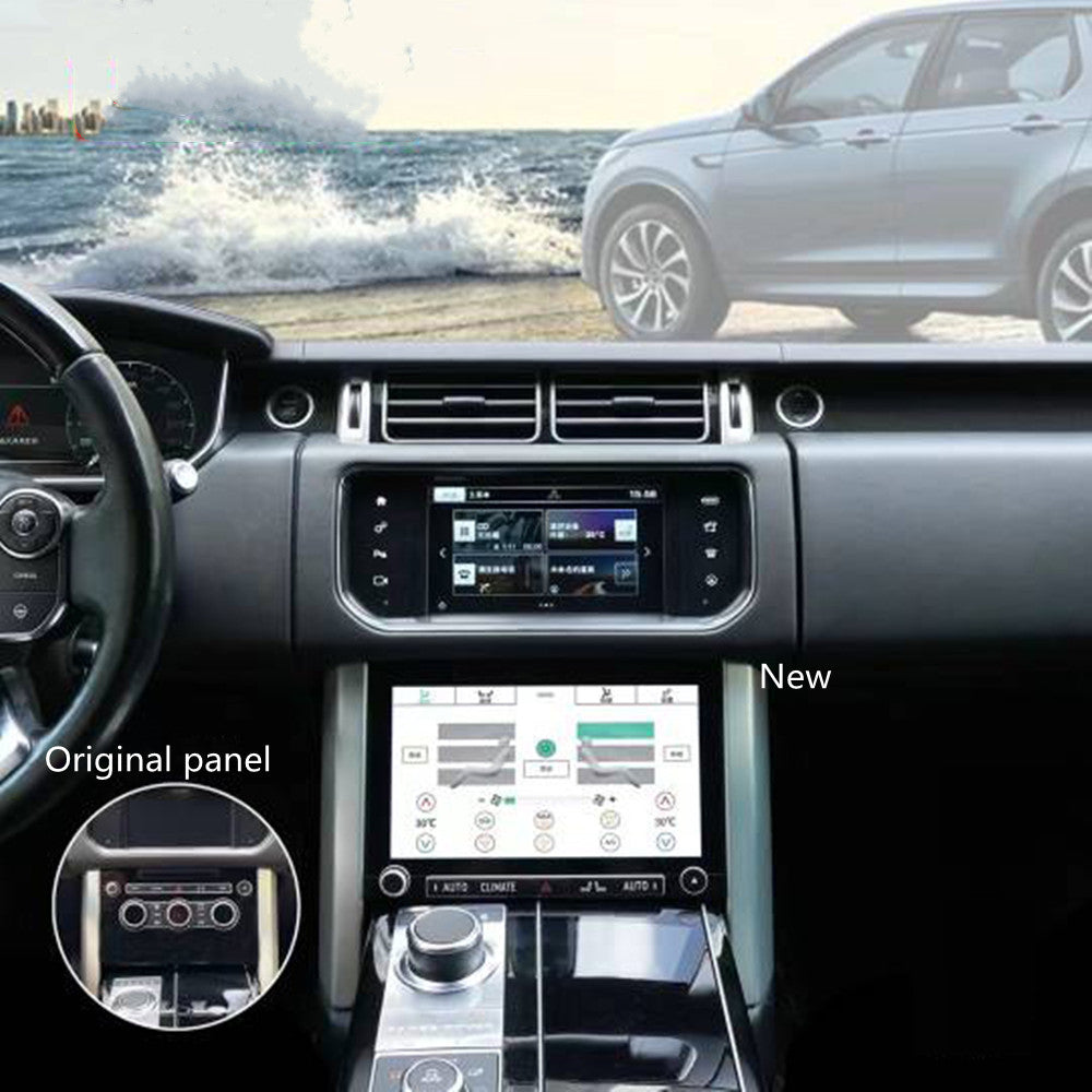 Silverstrong 10inch Climate control AC Panel Upgrade For Land Rover Range Rover Vogue HSE L405 2013-2017 Touch LCD Screen carplay