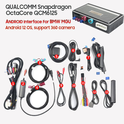 Android 13 MMI Upgrade for BMW ID7 G11 G12 G20 G30 G31 G01 X3 X5 X4 G02 G05 G18 G06 G07 320i 325i M3 M4 Qualcomm Snapdragon 668s