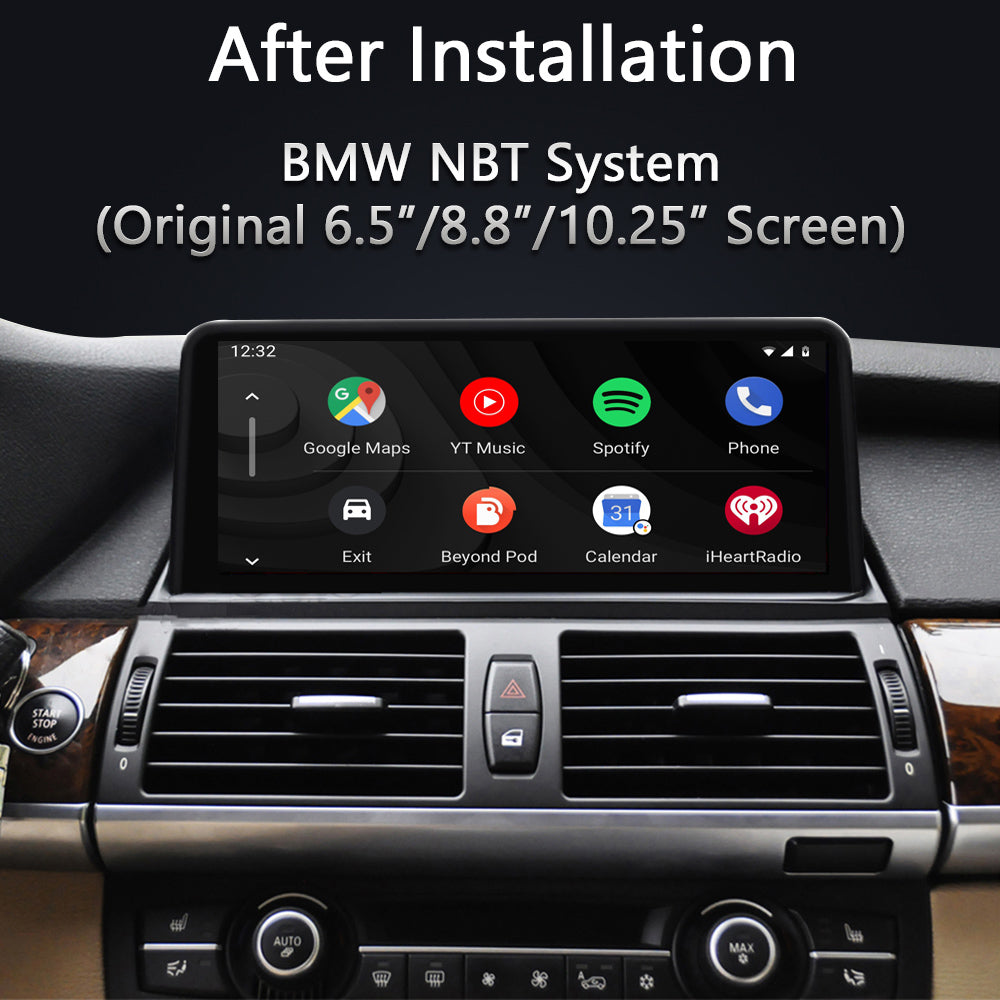 Wireless NBT CarPlay for BMW,Bluetooth Android Auto F20/F21/F22/F30/F31/F32/F33/F34/F36/F15/F16/F25/F26 1/2/3/4 Series