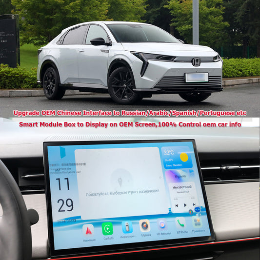 Retrofit Multimedia interface Coding Ens2 ENP2 Russian Coding Android Multimedia System for Honda E: Ns1 add wireless carplay