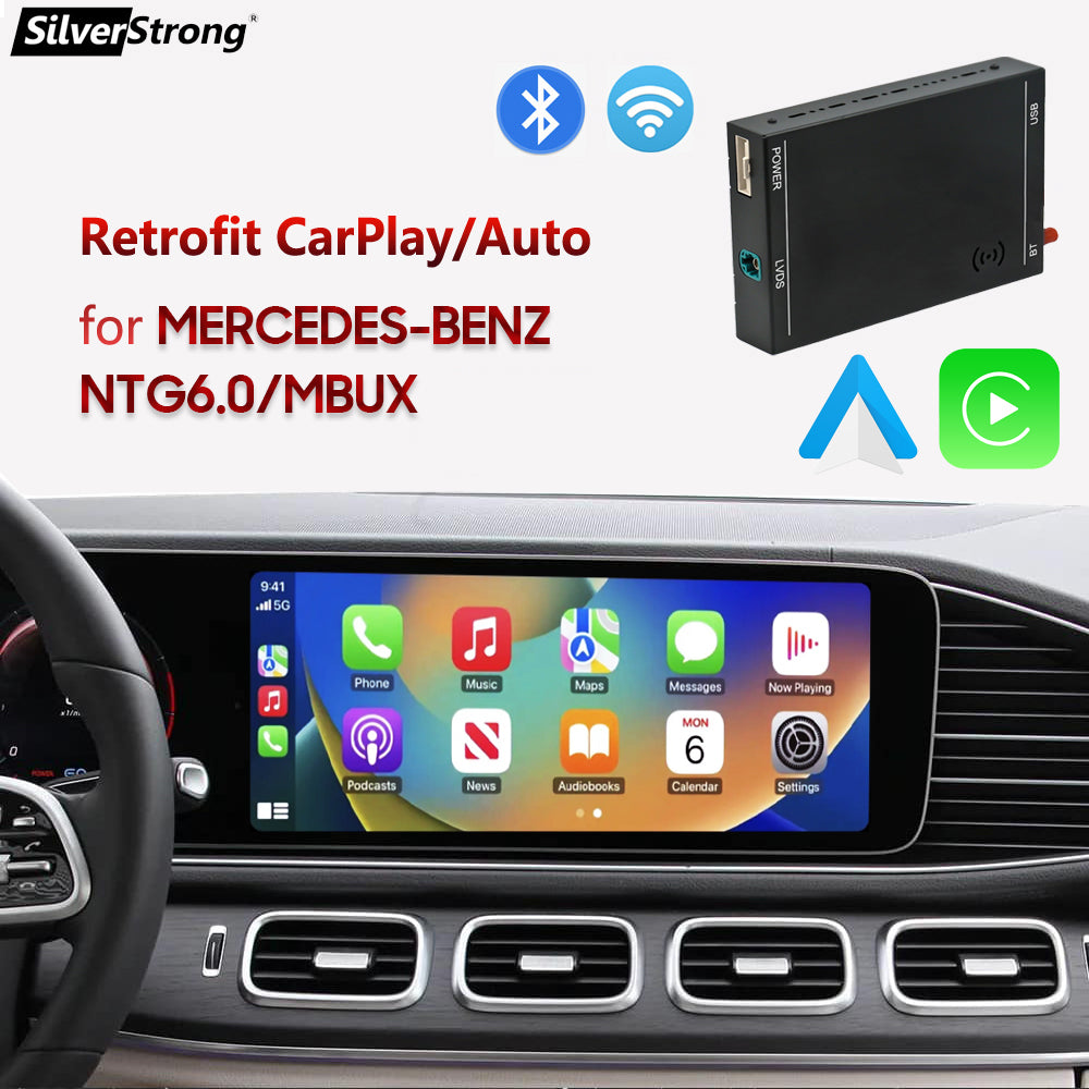 Wireless CarPlay For Mercedes NTG6.0 Android Auto W118 A180 A200 A45 A63 GLA CLA W176 B200 B180 W117 W213 W206 W222