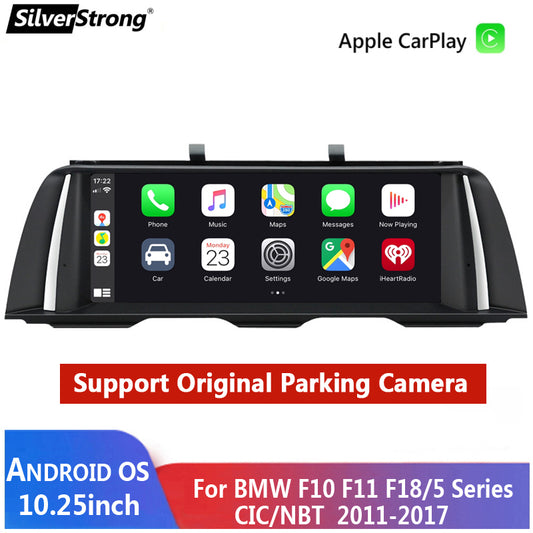 Free Shipping 10.25 Inch Android 10.0 Car DVD for F10 F11 2010-2016 CIC NBT Auto Radio BT GPS Navigation Multimedia Mirrorlink Carplay