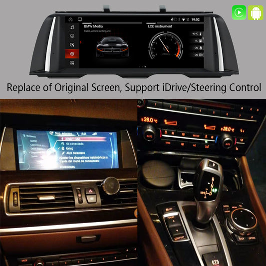 Free Shipping 10.25 Inch Android 10.0 Car DVD for F10 F11 2010-2016 CIC NBT Auto Radio BT GPS Navigation Multimedia Mirrorlink Carplay