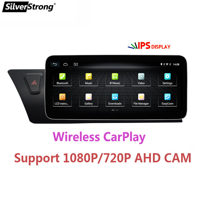 Free Shipping 10.25inch IPS Screen Android 10 Car Multimedia for Audi A4 B8 A4L 2009-2016 Radio GPS Navigation Bluetooth Wifi Mirrorlink