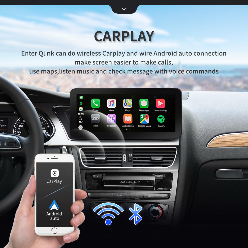 Free Shipping 10.25inch IPS Screen Android 10 Car Multimedia for Audi A4 B8 A4L 2009-2016 Radio GPS Navigation Bluetooth Wifi Mirrorlink