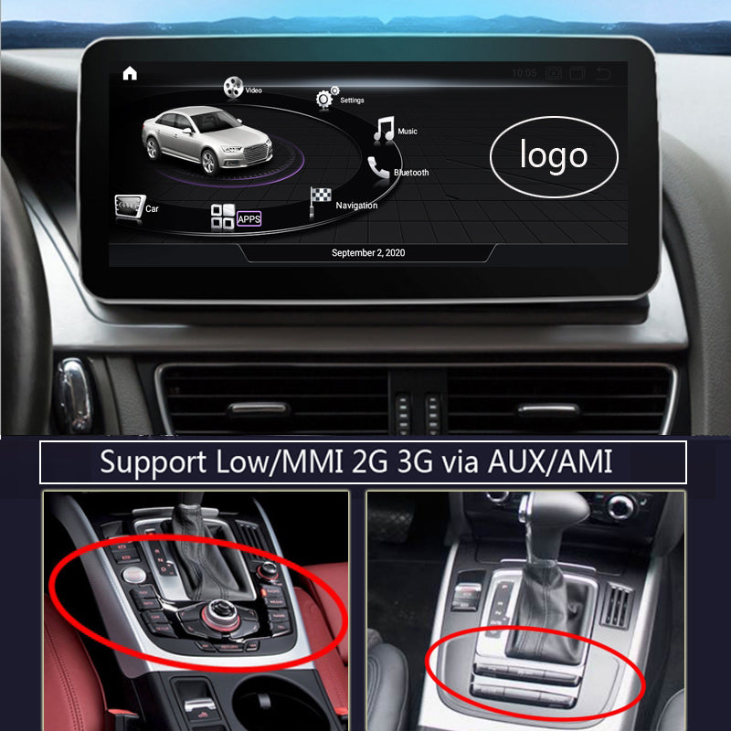 Free Shipping 10.25inch IPS Screen Android 10 Car Multimedia for Audi A4 B8 A4L 2009-2016 Radio GPS Navigation Bluetooth Wifi Mirrorlink