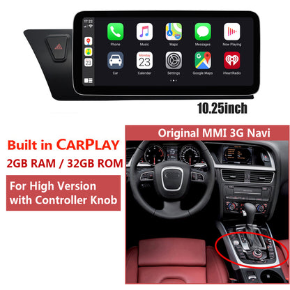Free Shipping 10.25inch IPS Screen Android 10 Car Multimedia for Audi A4 B8 A4L 2009-2016 Radio GPS Navigation Bluetooth Wifi Mirrorlink