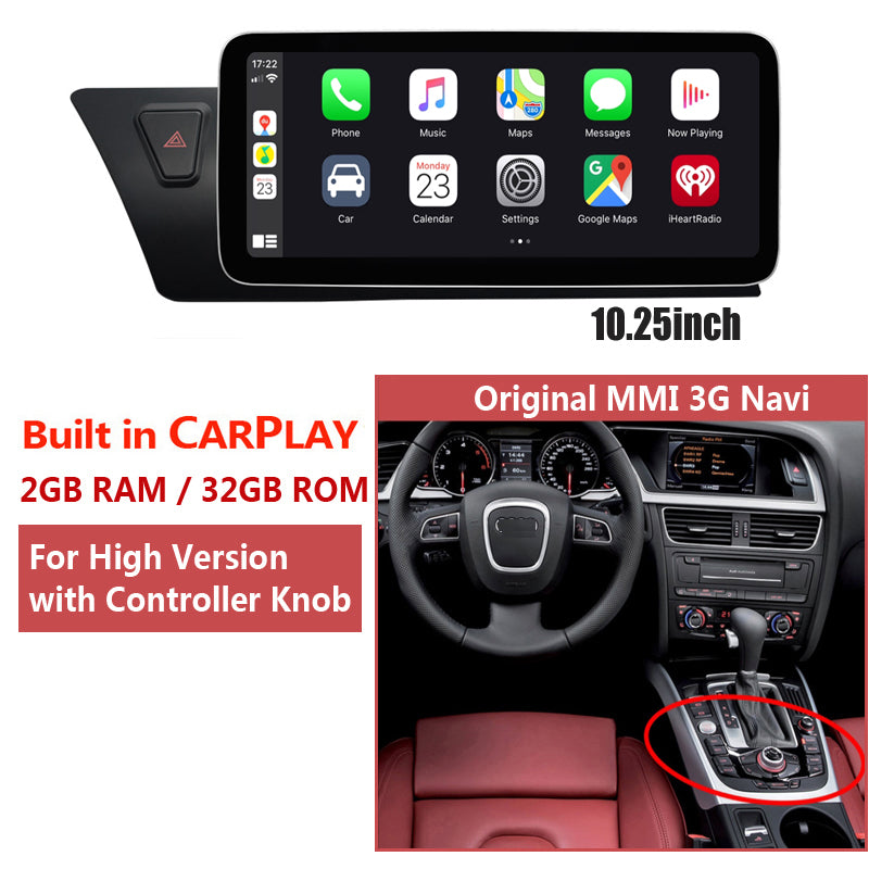 Free Shipping 10.25inch IPS Screen Android 10 Car Multimedia for Audi A4 B8 A4L 2009-2016 Radio GPS Navigation Bluetooth Wifi Mirrorlink
