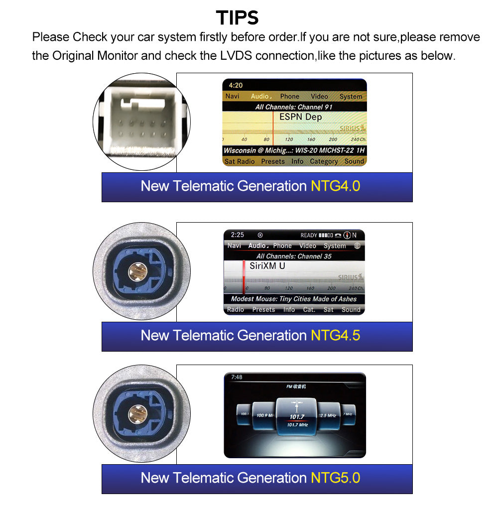 10.25inch Wireless Apple CarPlay Screen Android Auto Car Multimedia for Mercedes Benz A W176 CLA C117 X117 GLA X156 Head Unit Video