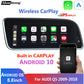 Free Shipping 8.8Inch CarPlay,Android 10.0 System Car Head Unit IPS Screen For Audi Q5 2009-2016 Google WIFI 4G BT Auto GPS Nav Radio