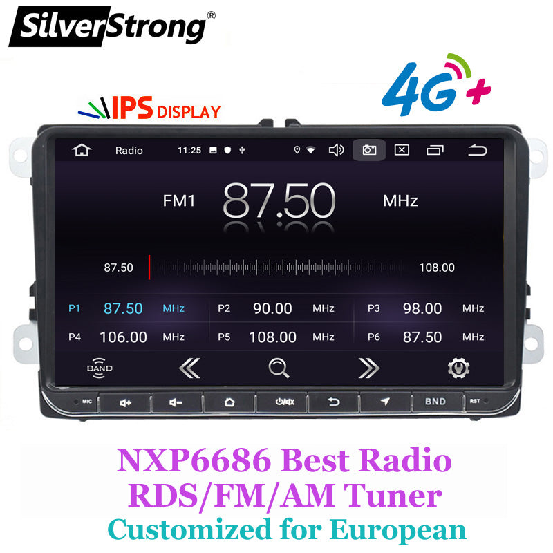 Free Shipping 9Inch IPS 2 Din 2GB+32GB Car Radio,For VolksWagen Golf6,Golf5,B6 Android10,GPS for Tiguan,for Passat B6 B7 head unit