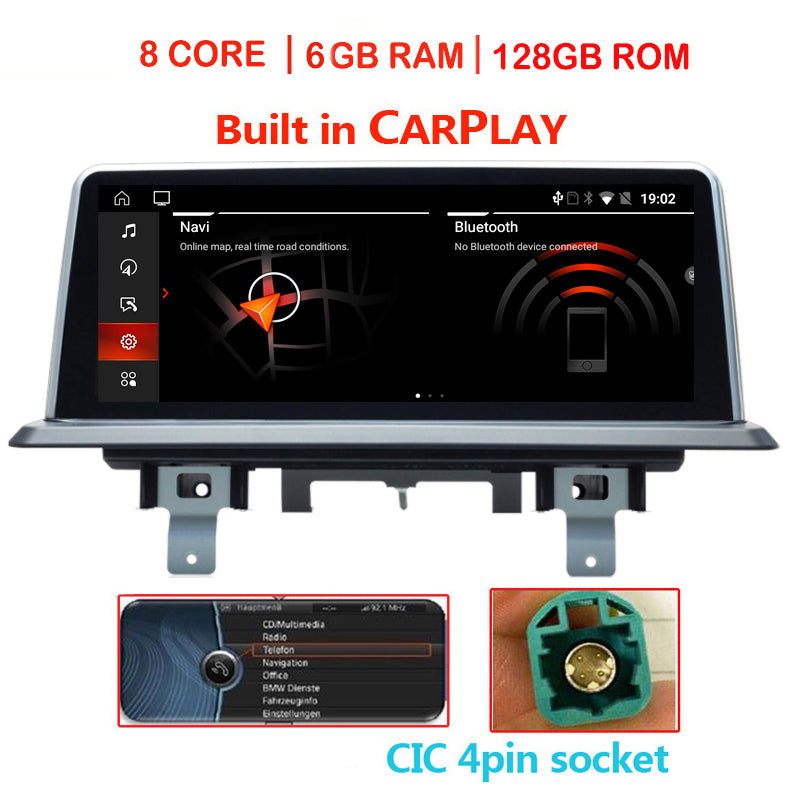 Free Shipping Android Auto Radio 6GB/128GB,for BMW 120 125 128 130, E87,E81,E82,E88,Multimedia Screen,iDrive Control