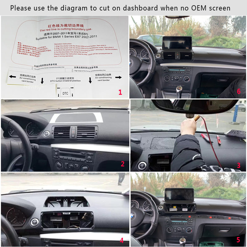 Free Shipping Android Auto Radio 6GB/128GB,for BMW 120 125 128 130, E87,E81,E82,E88,Multimedia Screen,iDrive Control