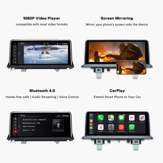 Free Shipping Carplay,Android 6GB128GB 10.25 Inch IPS,Car Navi Radio Player for para BMW X5,E70,X6,E71,2007-2013,CCC/CIC,Multimedia,Android Auto