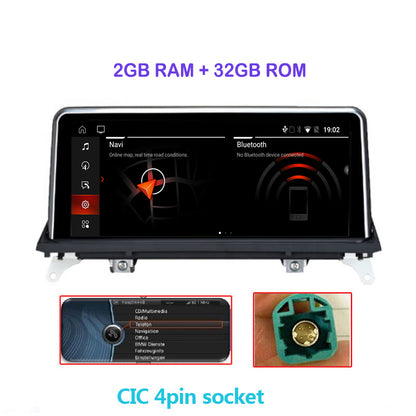 Free Shipping Carplay,Android 6GB128GB 10.25 Inch IPS,Car Navi Radio Player for para BMW X5,E70,X6,E71,2007-2013,CCC/CIC,Multimedia,Android Auto