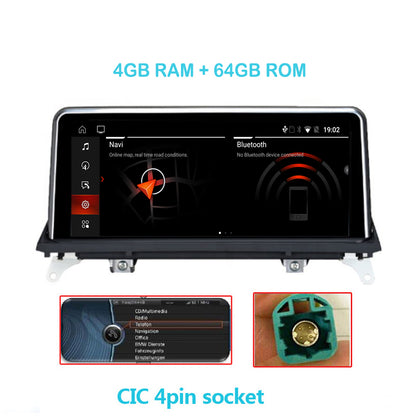 Free Shipping Carplay,Android 6GB128GB 10.25 Inch IPS,Car Navi Radio Player for para BMW X5,E70,X6,E71,2007-2013,CCC/CIC,Multimedia,Android Auto