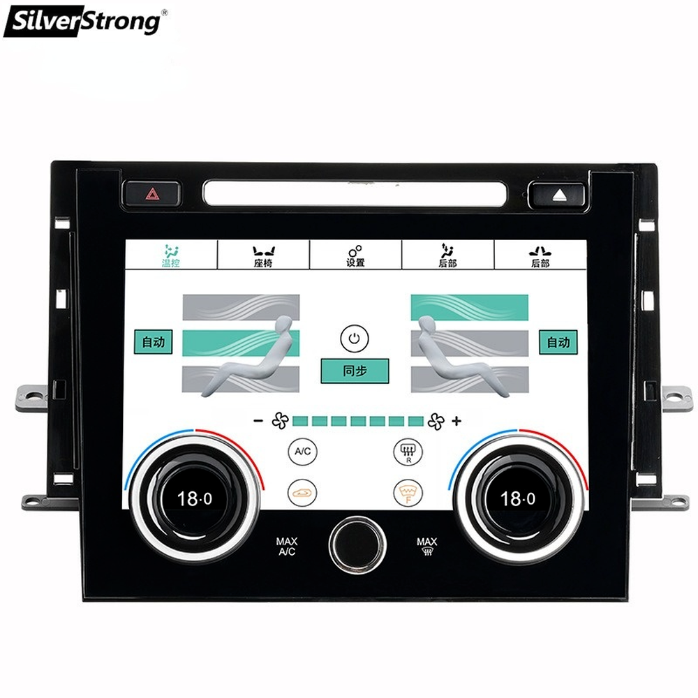 SilverStrong Android Car Radio AC Panel For Land Rover Range Rover Sport L494 2014-2017 Air Conditioner LCD Multimedia Player