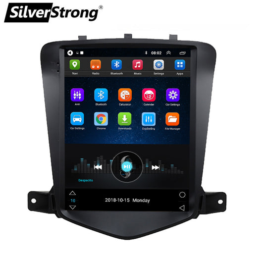 Free Shipping SilverStrong,IPS Android10,4GB64GB,OCTACORE,Tesla Screen Android,For Chevrolet CRUZE,Tesla Radio,Chevy Stereo,Multimedia player