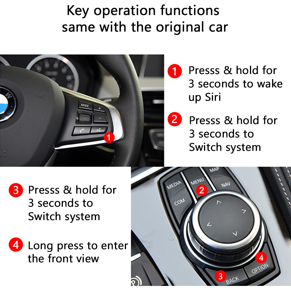 Wireless Apple CarPlay Module Android Auto Netflix CIC NBT EVO Monitor Box For BMW 1/2/3/4/5/6/7/X1/X2/X3/X4/X5/X6/MINI F30 E90 F15 E84 carplay MMI